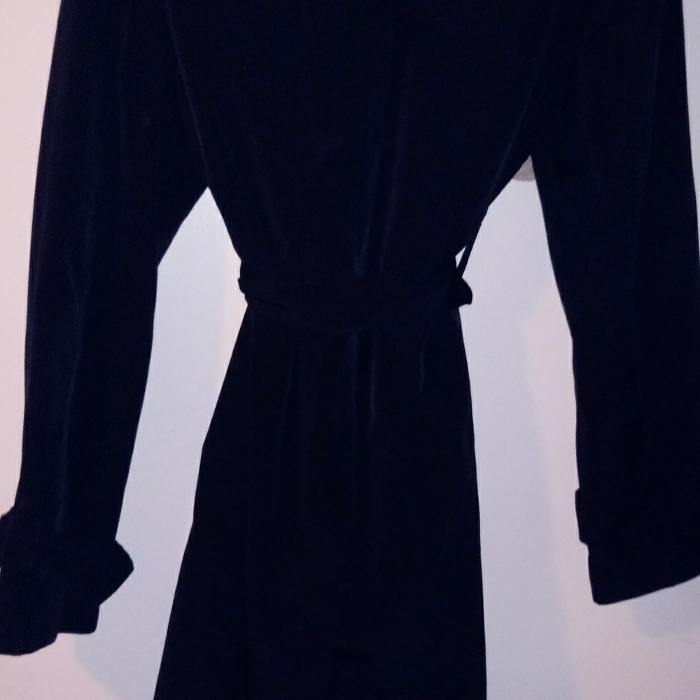 Black trench coat